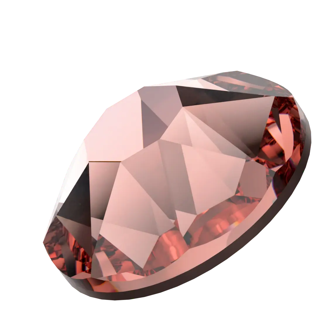 Swarovski Hotfix Flat Back Crystals (2000, 2038 & 2078) Blush Rose - Bluestreak Crystals