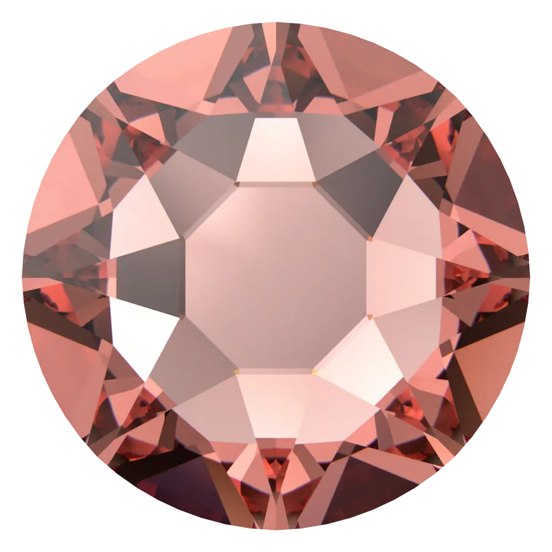Swarovski Hotfix Flat Back Crystals (2000, 2038 & 2078) Blush Rose - Bluestreak Crystals