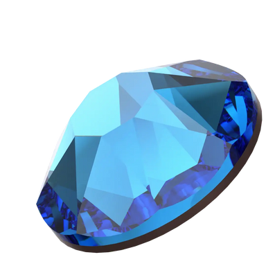 Swarovski Hotfix Flat Back Crystals (2000, 2038 & 2078) Capri Blue - Bluestreak Crystals