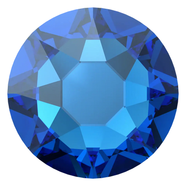 Swarovski Hotfix Flat Back Crystals (2000, 2038 & 2078) Capri Blue Nightfall - Bluestreak Crystals