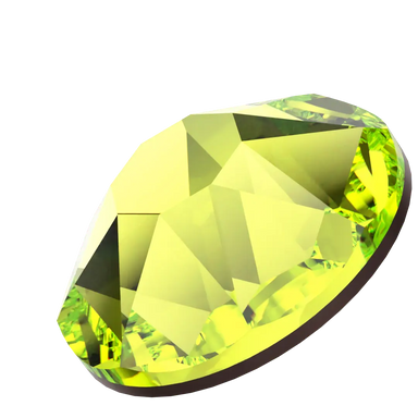 Swarovski Hotfix Flat Back Crystals (2000, 2038 & 2078) Citrus Green - Bluestreak Crystals