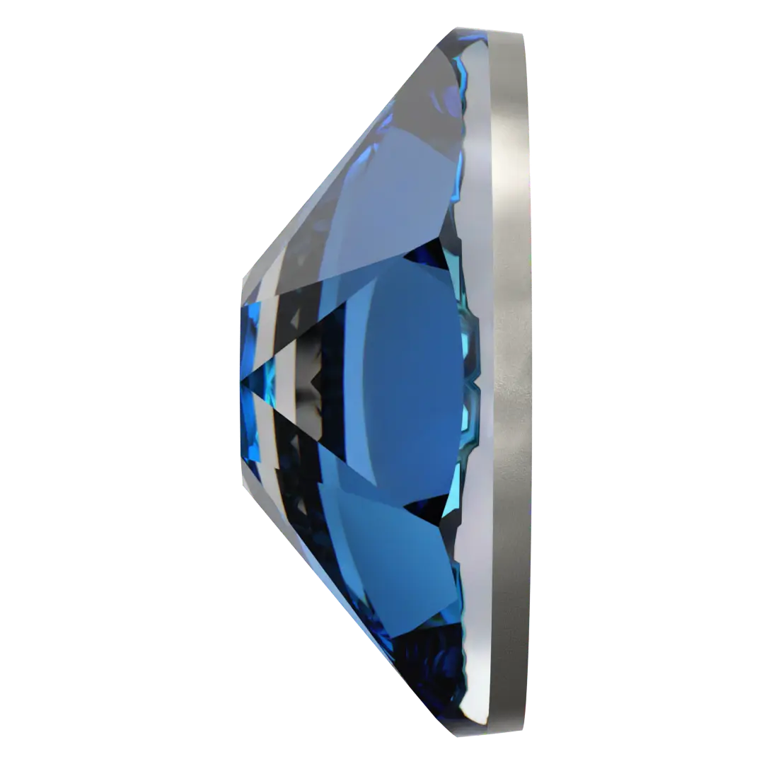 Swarovski Hotfix Flat Back Crystals (2000, 2038 & 2078) Crystal Bermuda Blue - Bluestreak Crystals