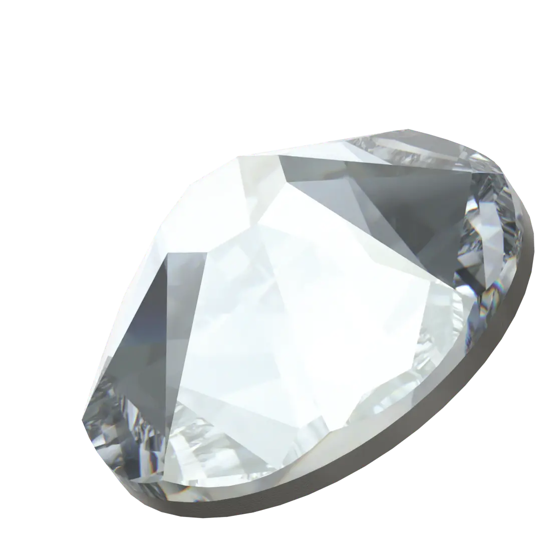 Swarovski Hotfix Flat Back Crystals (2000, 2038 & 2078) Crystal Blue Shade - Bluestreak Crystals