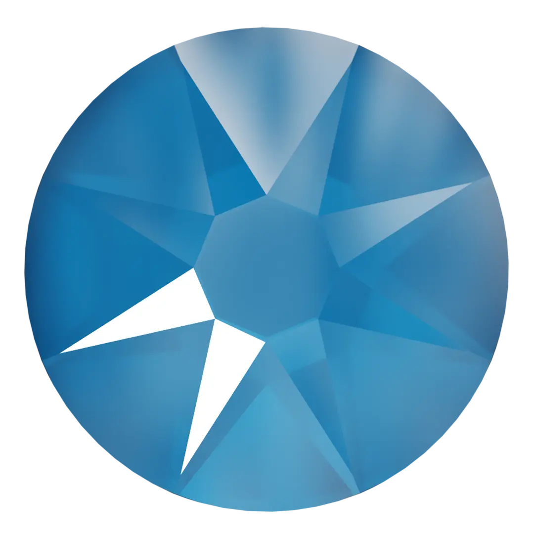 Swarovski Hotfix Flat Back Crystals (2000, 2038 & 2078) Crystal Electric Blue - Bluestreak Crystals