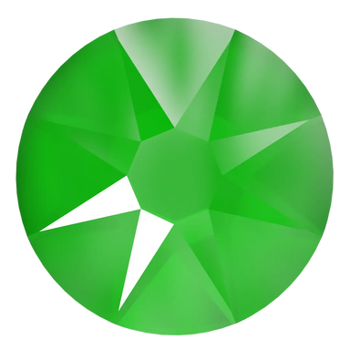 Swarovski Hotfix Flat Back Crystals (2000, 2038 & 2078) Crystal Electric Green - Bluestreak Crystals