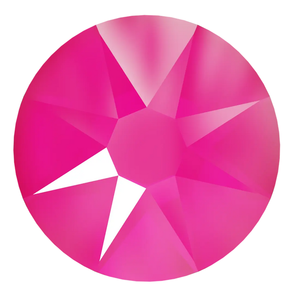 Swarovski Hotfix Flat Back Crystals (2000, 2038 & 2078) Crystal Electric Pink - Bluestreak Crystals