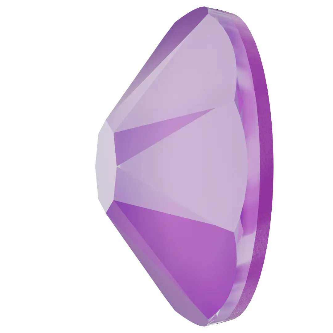 Swarovski Hotfix Flat Back Crystals (2000, 2038 & 2078) Crystal Electric Violet - Bluestreak Crystals