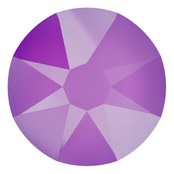 Swarovski Hotfix Flat Back Crystals (2000, 2038 & 2078) Crystal Electric Violet - Bluestreak Crystals