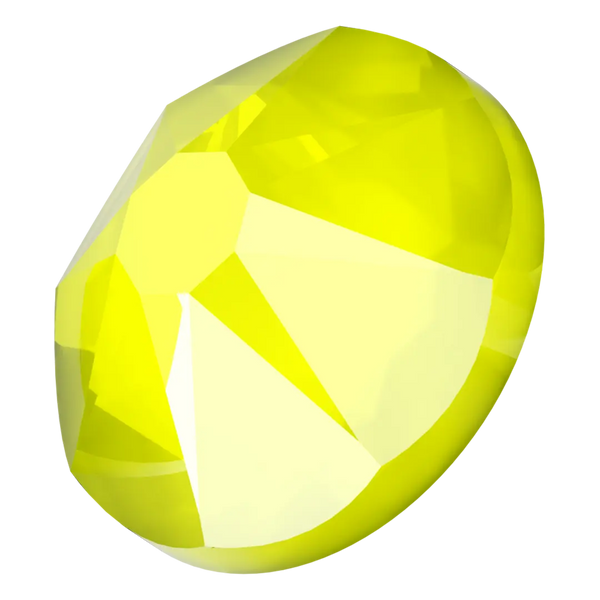 Swarovski Hotfix Flat Back Crystals (2000, 2038 & 2078) Crystal Electric Yellow - Bluestreak Crystals