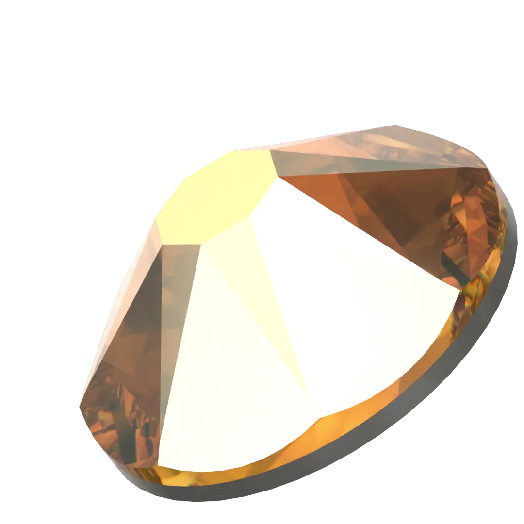 Swarovski Hotfix Flat Back Crystals (2000, 2038 & 2078) Crystal Metallic Sunshine - Bluestreak Crystals