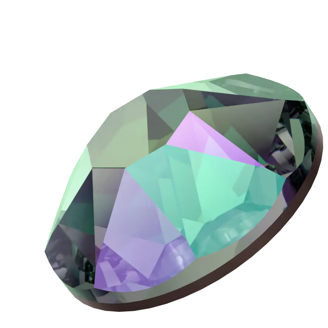 Swarovski Hotfix Flat Back Crystals (2000, 2038 & 2078) Crystal Paradise Shine - Bluestreak Crystals