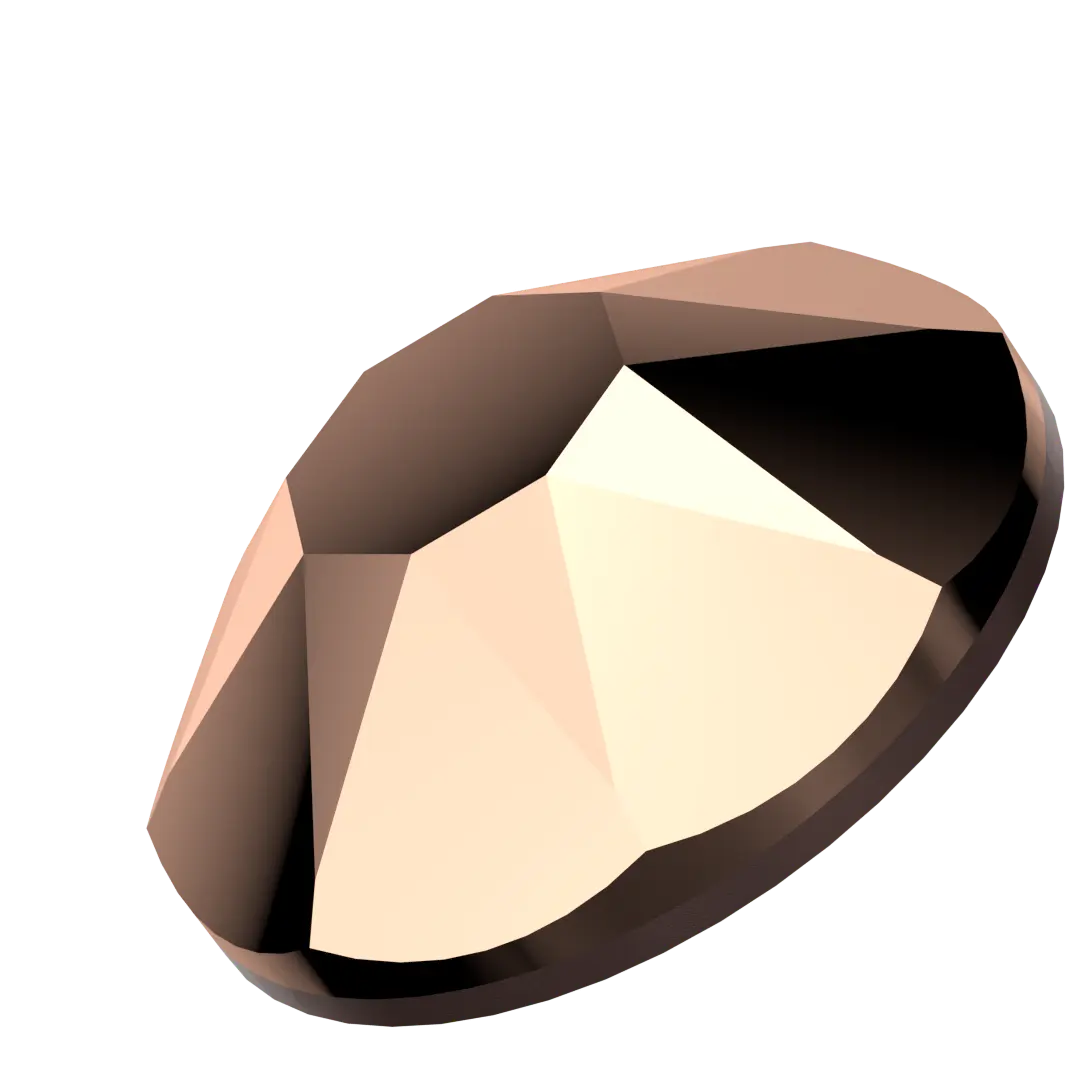 Swarovski Hotfix Flat Back Crystals (2000, 2038 & 2078) Crystal Rose Gold - Bluestreak Crystals