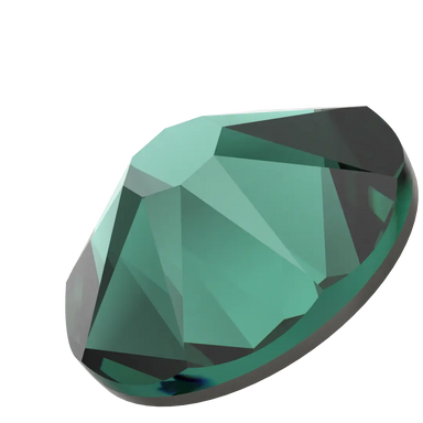 Swarovski Hotfix Flat Back Crystals (2000, 2038 & 2078) Emerald - Bluestreak Crystals