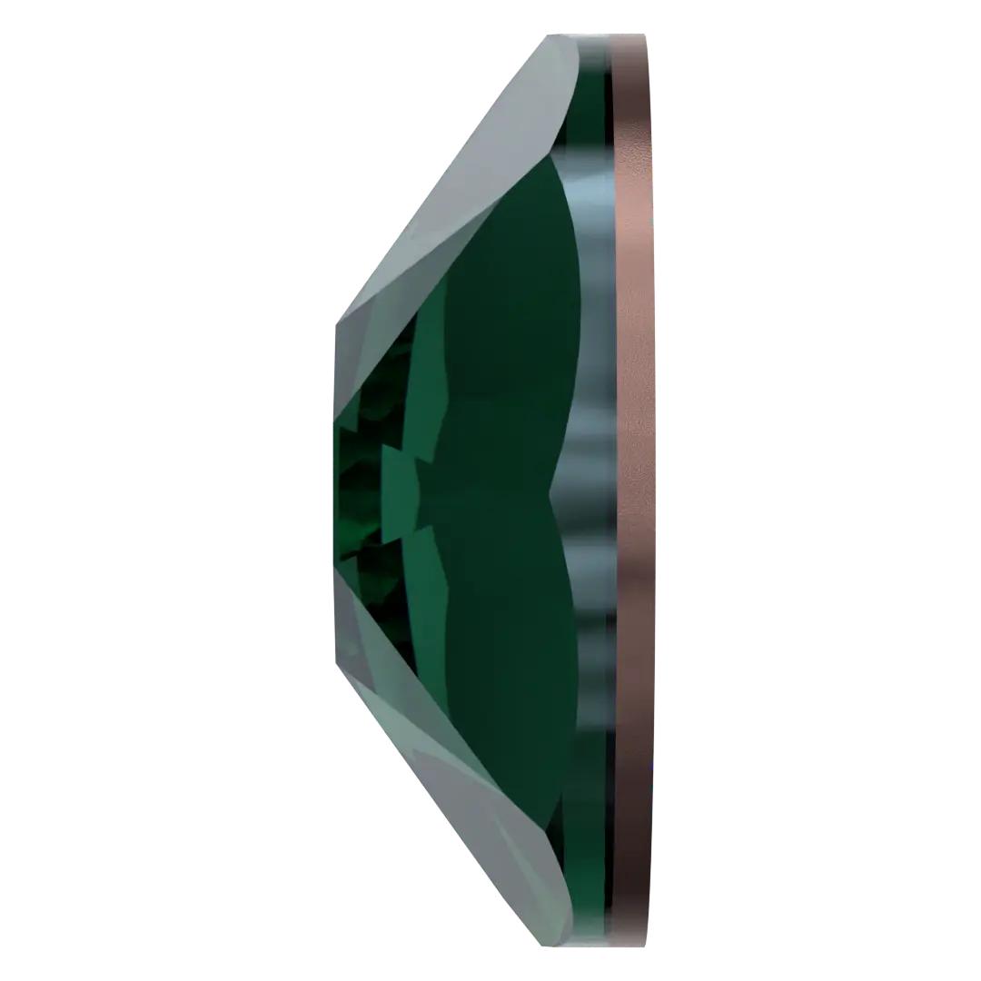 Swarovski Hotfix Flat Back Crystals (2000, 2038 & 2078) Emerald Nightfall - Bluestreak Crystals