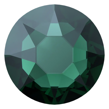 Swarovski Hotfix Flat Back Crystals (2000, 2038 & 2078) Emerald Nightfall - Bluestreak Crystals