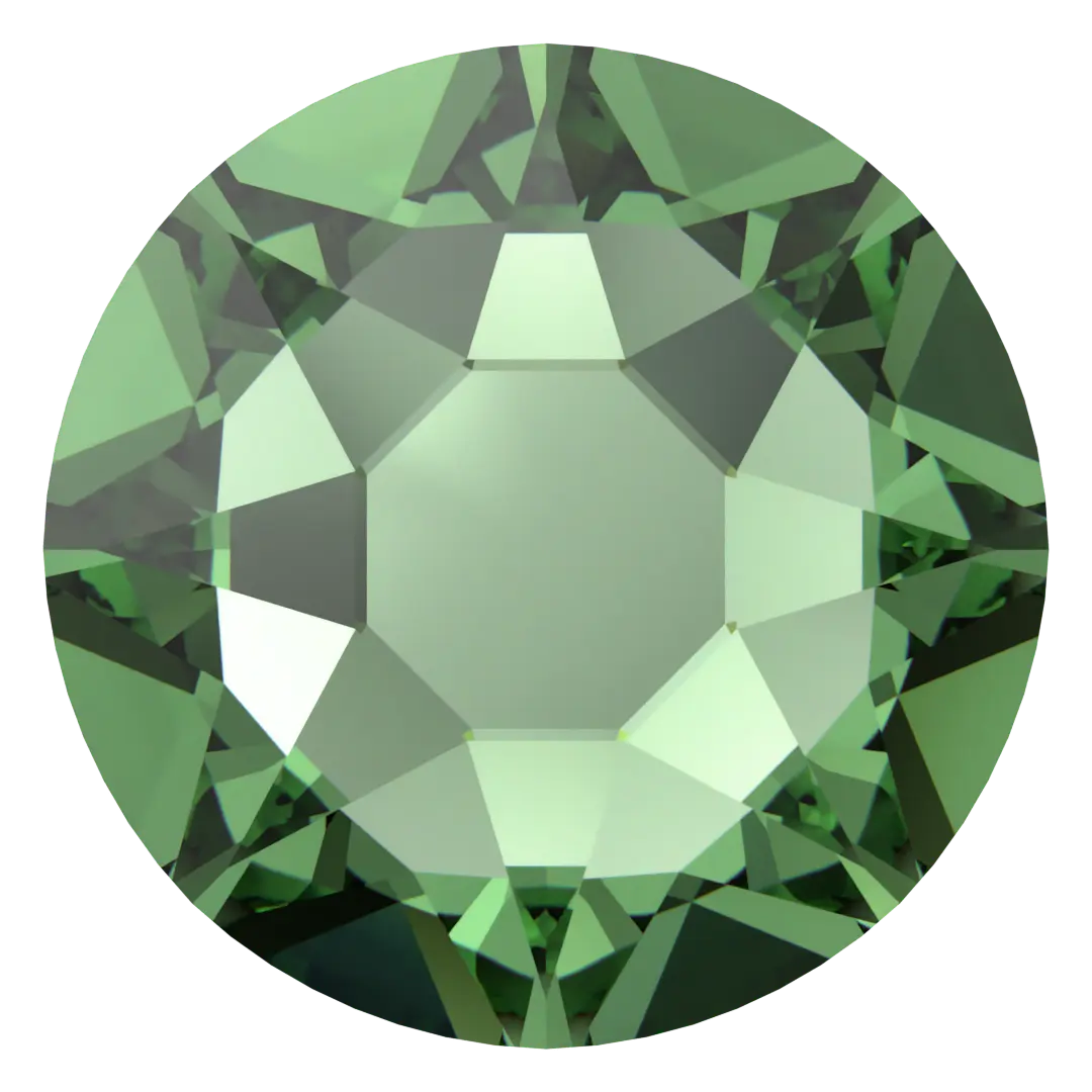 Swarovski Hotfix Flat Back Crystals (2000, 2038 & 2078) Erinite - Bluestreak Crystals