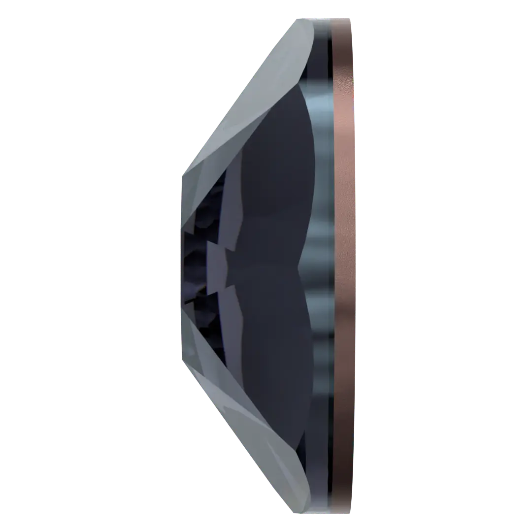 Swarovski Hotfix Flat Back Crystals (2000, 2038 & 2078) Graphite Nightfall - Bluestreak Crystals