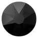 Swarovski Hotfix Flat Back Crystals (2000, 2038 & 2078) Jet - Bluestreak Crystals