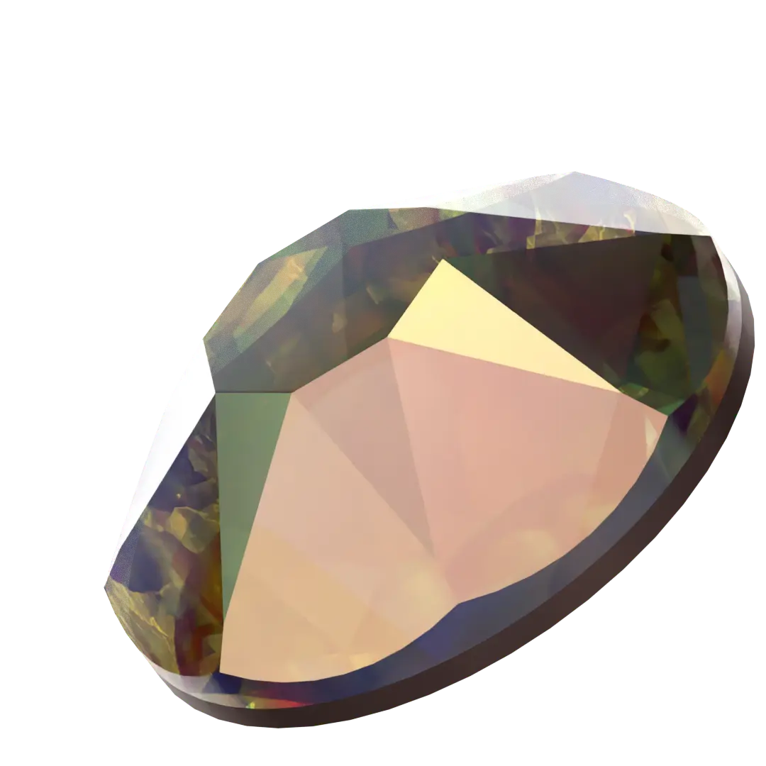 Swarovski Hotfix Flat Back Crystals (2000, 2038 & 2078) Jonquil AB - Bluestreak Crystals