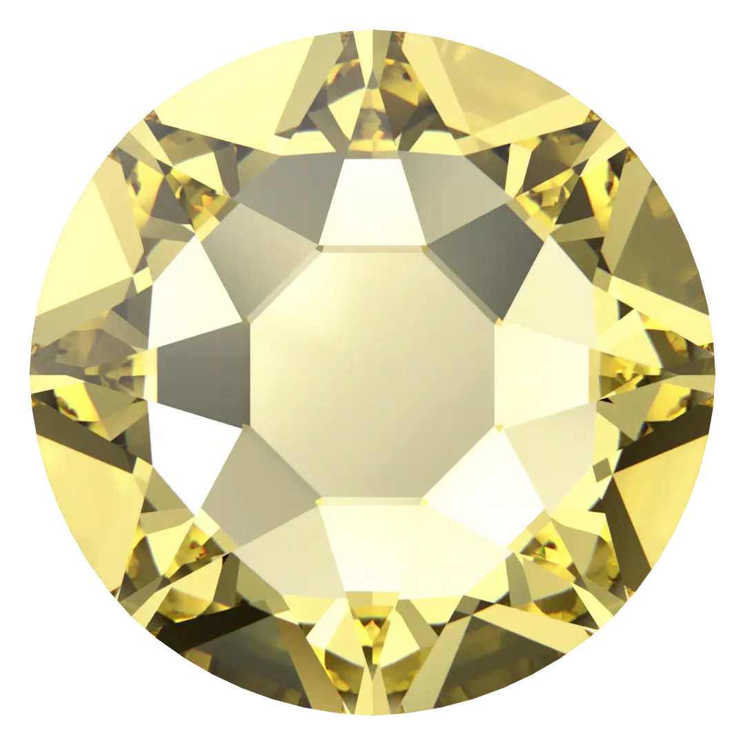 Swarovski Hotfix Flat Back Crystals (2000, 2038 & 2078) Jonquil - Bluestreak Crystals