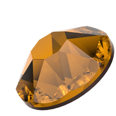 Swarovski Hotfix Flat Back Crystals (2000, 2038 & 2078) Light Amber - Bluestreak Crystals