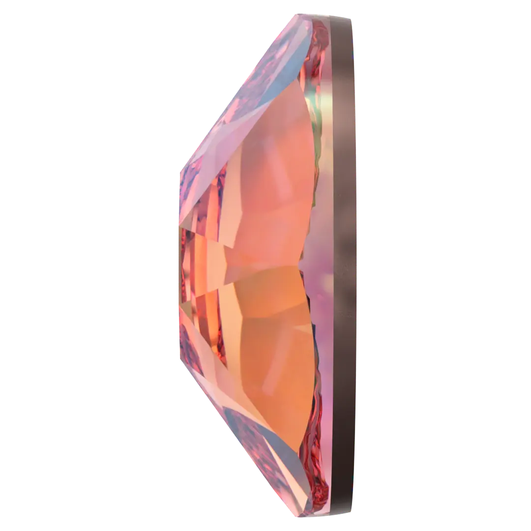 Swarovski Hotfix Flat Back Crystals (2000, 2038 & 2078) Light Rose Shimmer - Bluestreak Crystals