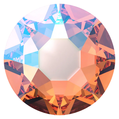 Swarovski Hotfix Flat Back Crystals (2000, 2038 & 2078) Light Rose Shimmer - Bluestreak Crystals