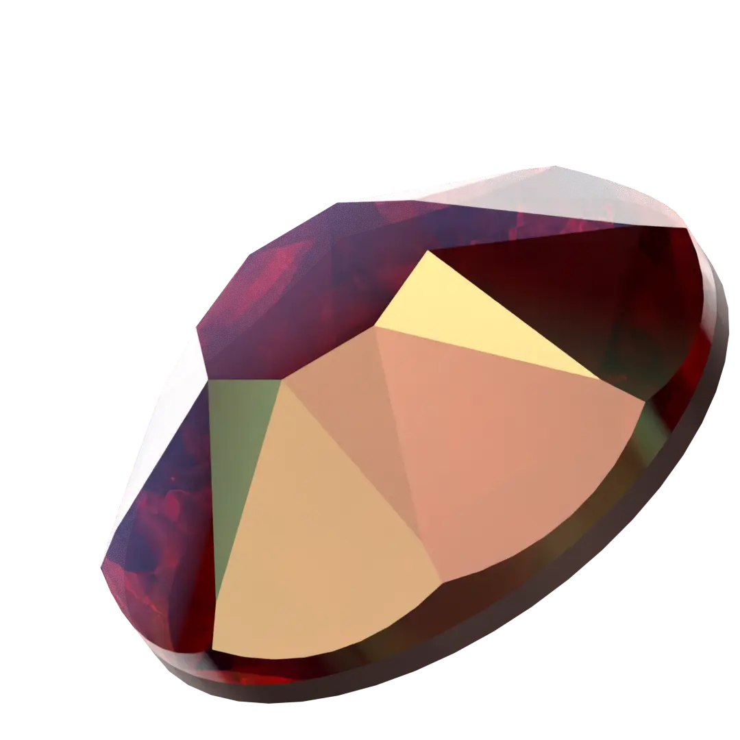 Swarovski Hotfix Flat Back Crystals (2000, 2038 & 2078) Light Siam AB - Bluestreak Crystals