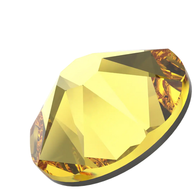 Swarovski Hotfix Flat Back Crystals (2000, 2038 & 2078) Light Topaz - Bluestreak Crystals