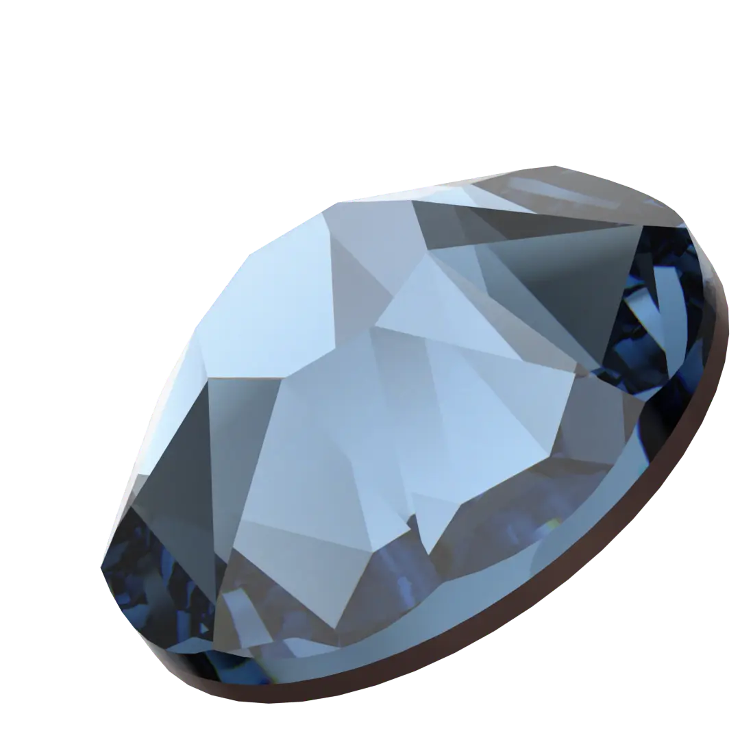 Swarovski Hotfix Flat Back Crystals (2000, 2038 & 2078) Montana - Bluestreak Crystals