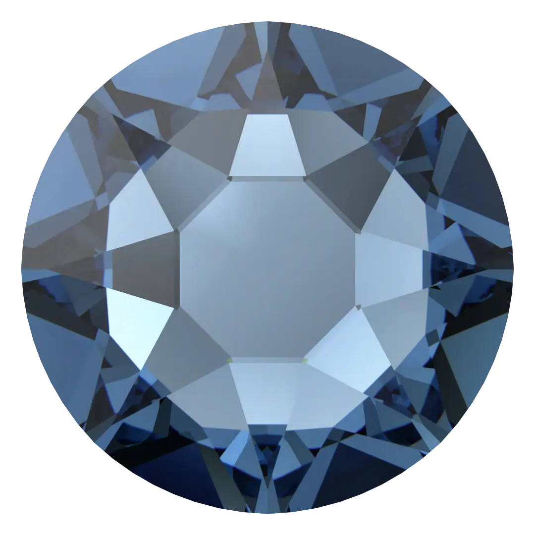 Swarovski Hotfix Flat Back Crystals (2000, 2038 & 2078) Montana - Bluestreak Crystals