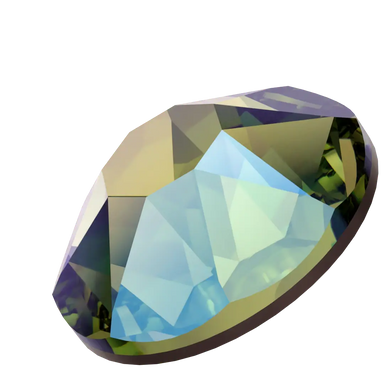 Swarovski Hotfix Flat Back Crystals (2000, 2038 & 2078) Peridot Shimmer - Bluestreak Crystals