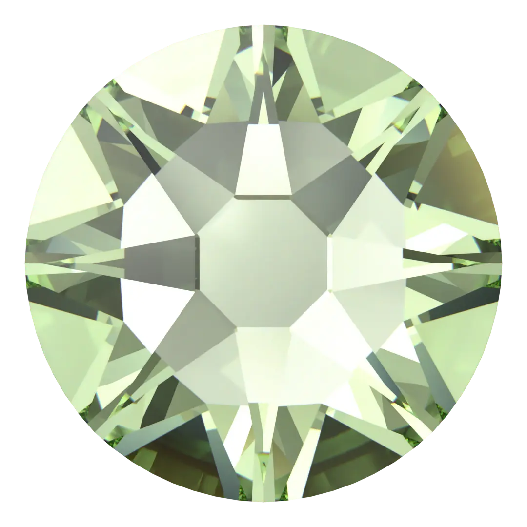 Swarovski Hotfix Flat Back Crystals (2000, 2038 & 2078) Peridot - Bluestreak Crystals