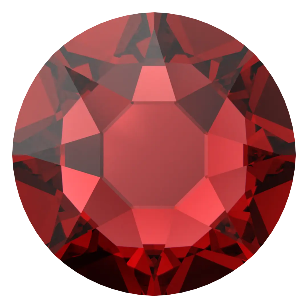 Swarovski Hotfix Flat Back Crystals (2000, 2038 & 2078) Siam - Bluestreak Crystals