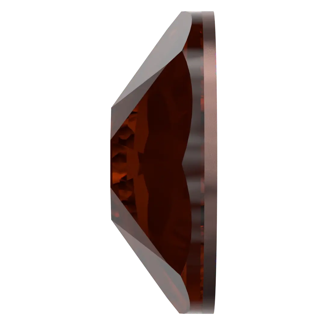 Swarovski Hotfix Flat Back Crystals (2000, 2038 & 2078) Smoked Amber - Bluestreak Crystals