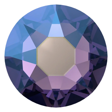 Swarovski Hotfix Flat Back Crystals (2000, 2038 & 2078) Tanzanite Shimmer - Bluestreak Crystals