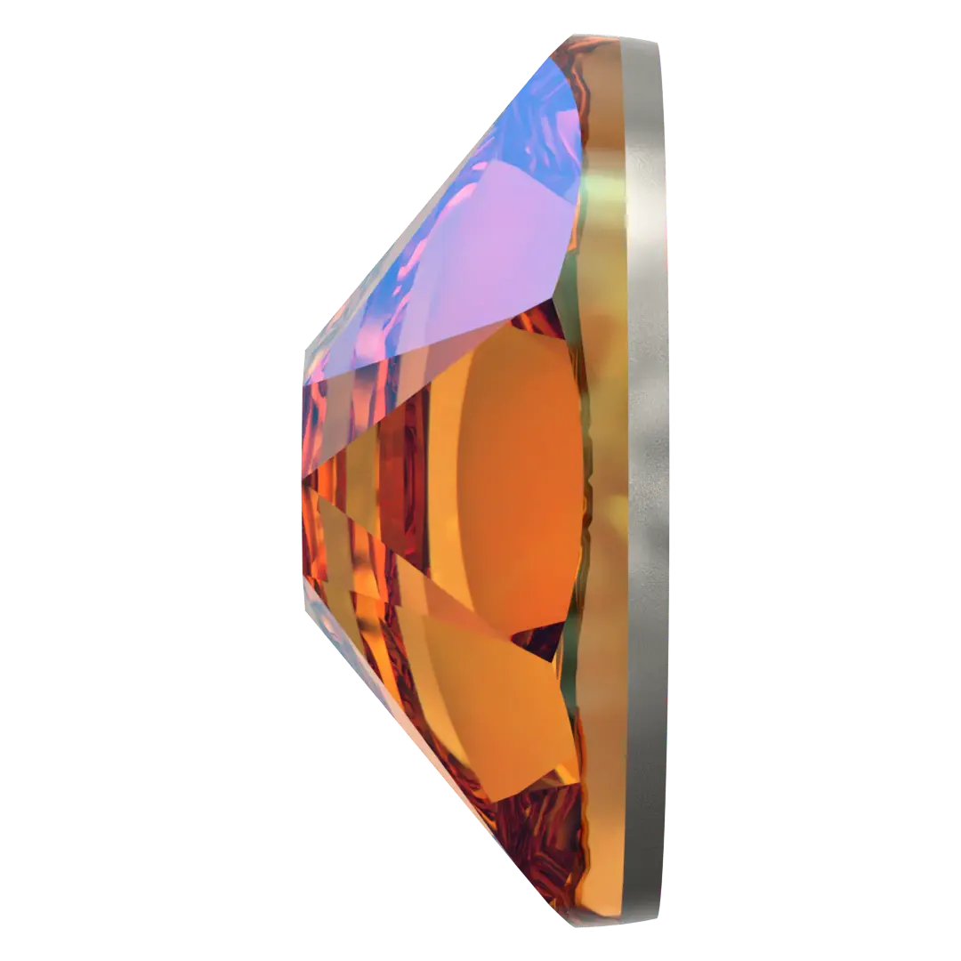 Swarovski Hotfix Flat Back Crystals (2000, 2038 & 2078) Topaz Shimmer - Bluestreak Crystals