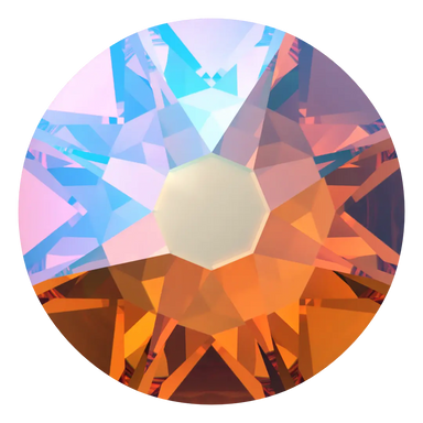 Swarovski Hotfix Flat Back Crystals (2000, 2038 & 2078) Topaz Shimmer - Bluestreak Crystals