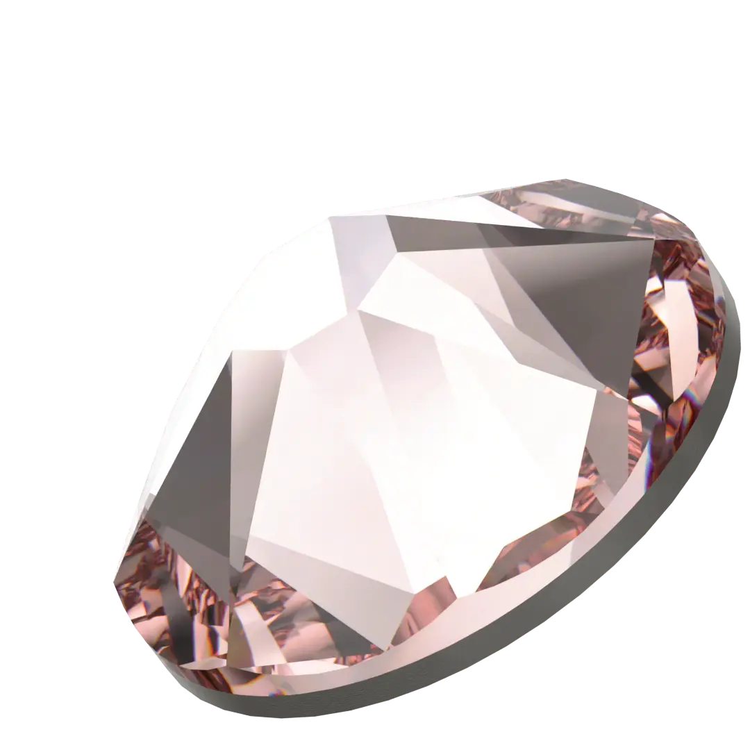 Swarovski Hotfix Flat Back Crystals (2000, 2038 & 2078) Vintage Rose - Bluestreak Crystals