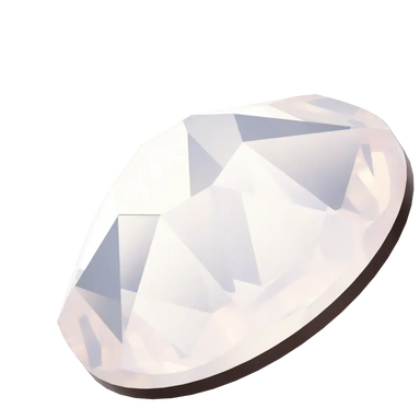 Swarovski Hotfix Flat Back Crystals (2000, 2038 & 2078) White Opal - Bluestreak Crystals