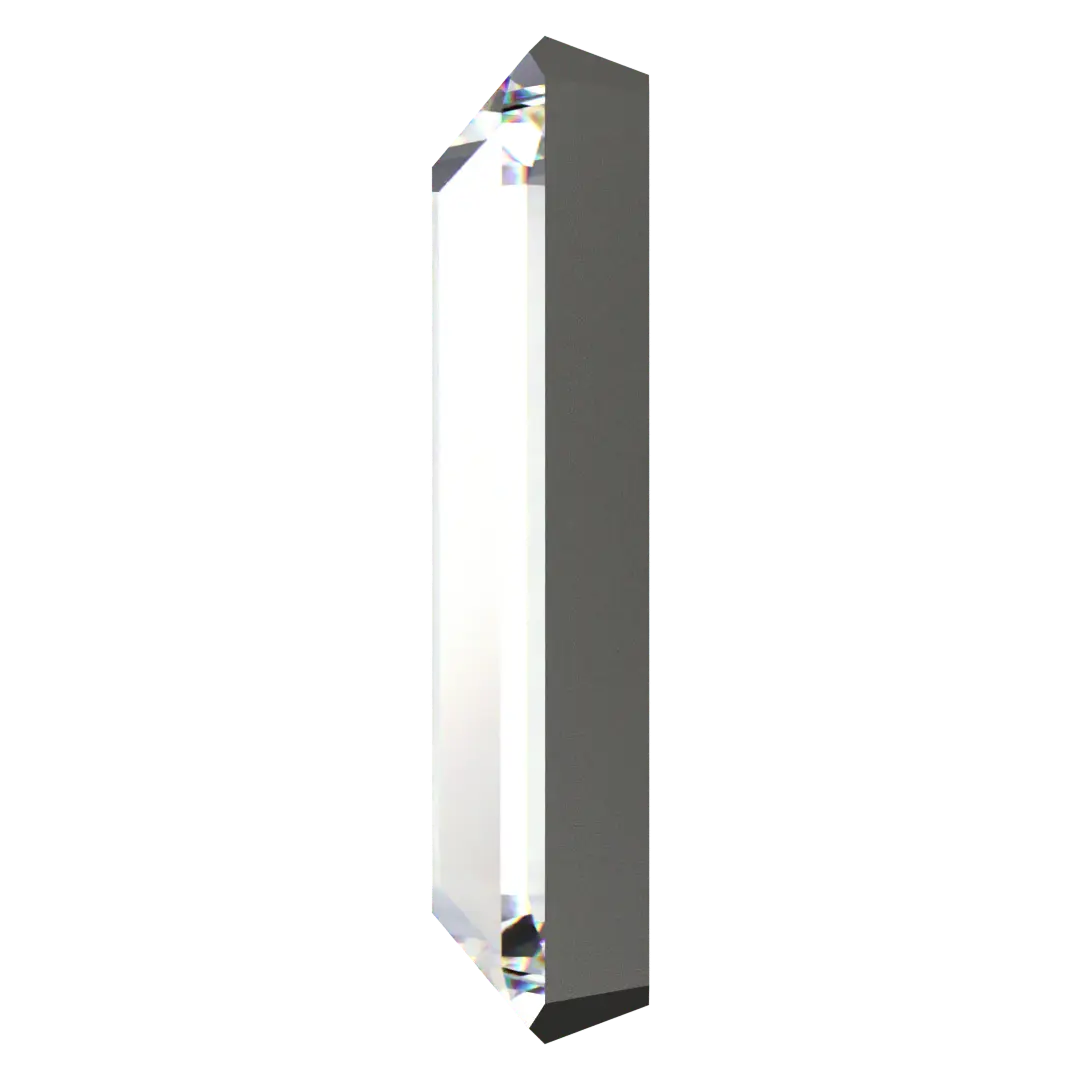 Swarovski Hotfix Flat Back Crystals Baguette (2510) Crystal - Bluestreak Crystals