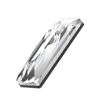 Swarovski Hotfix Flat Back Crystals Cosmic Baguette (2555) Crystal - Bluestreak Crystals