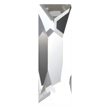Swarovski Hotfix Flat Back Crystals Cosmic Baguette (2555) Crystal - Bluestreak Crystals
