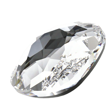 Swarovski Hotfix Flat Back Crystals Cushion (2471) Crystal - Bluestreak Crystals