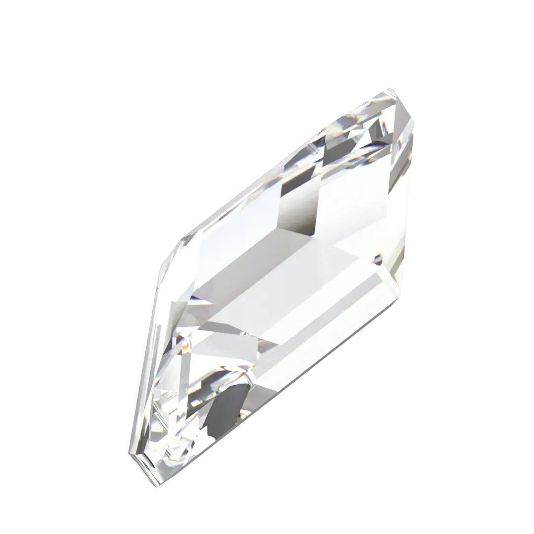 Swarovski Hotfix Flat Back Crystals Diamond (2773) Crystal - Bluestreak Crystals