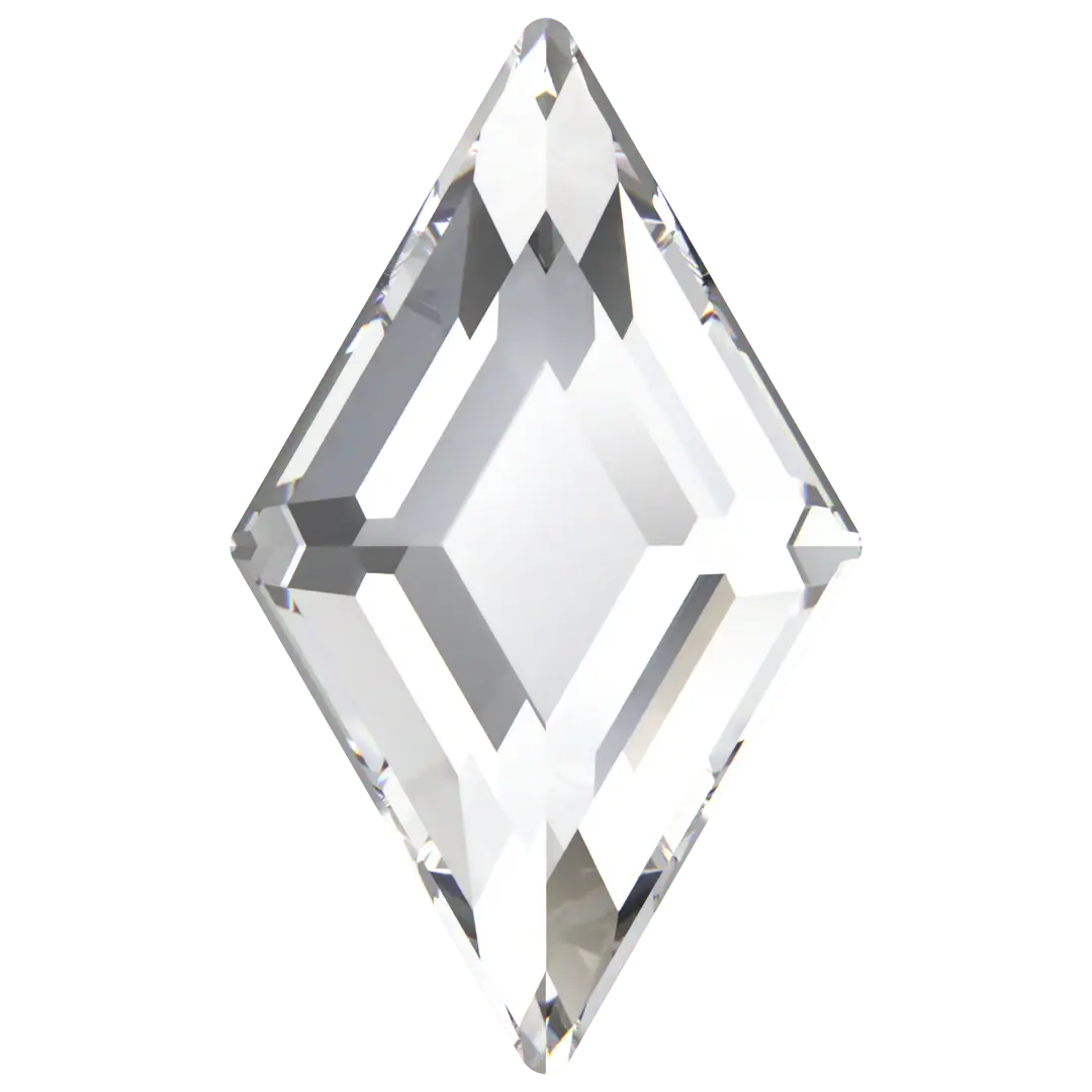 Swarovski Hotfix Flat Back Crystals Diamond (2773) Crystal - Bluestreak Crystals