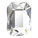 Swarovski Hotfix Flat Back Crystals Emerald Cut (2602) Crystal - Bluestreak Crystals