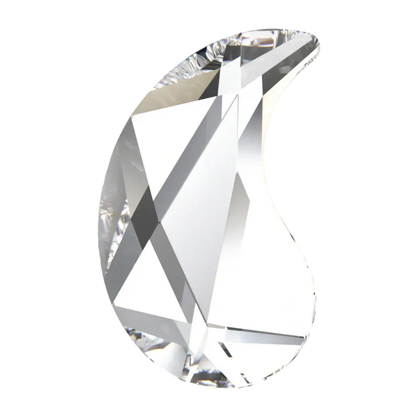 Swarovski Hotfix Flat Back Crystals Paisley X (2364) Crystal - Bluestreak Crystals