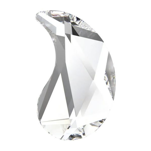 Swarovski Hotfix Flat Back Crystals Paisley Y (2365) Crystal - Bluestreak Crystals
