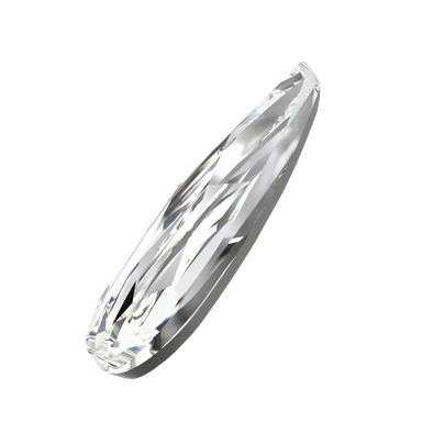 Swarovski Hotfix Flat Back Crystals Raindrop (2304) Crystal - Bluestreak Crystals